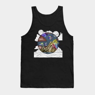 Cricled Space Fish Tank Top